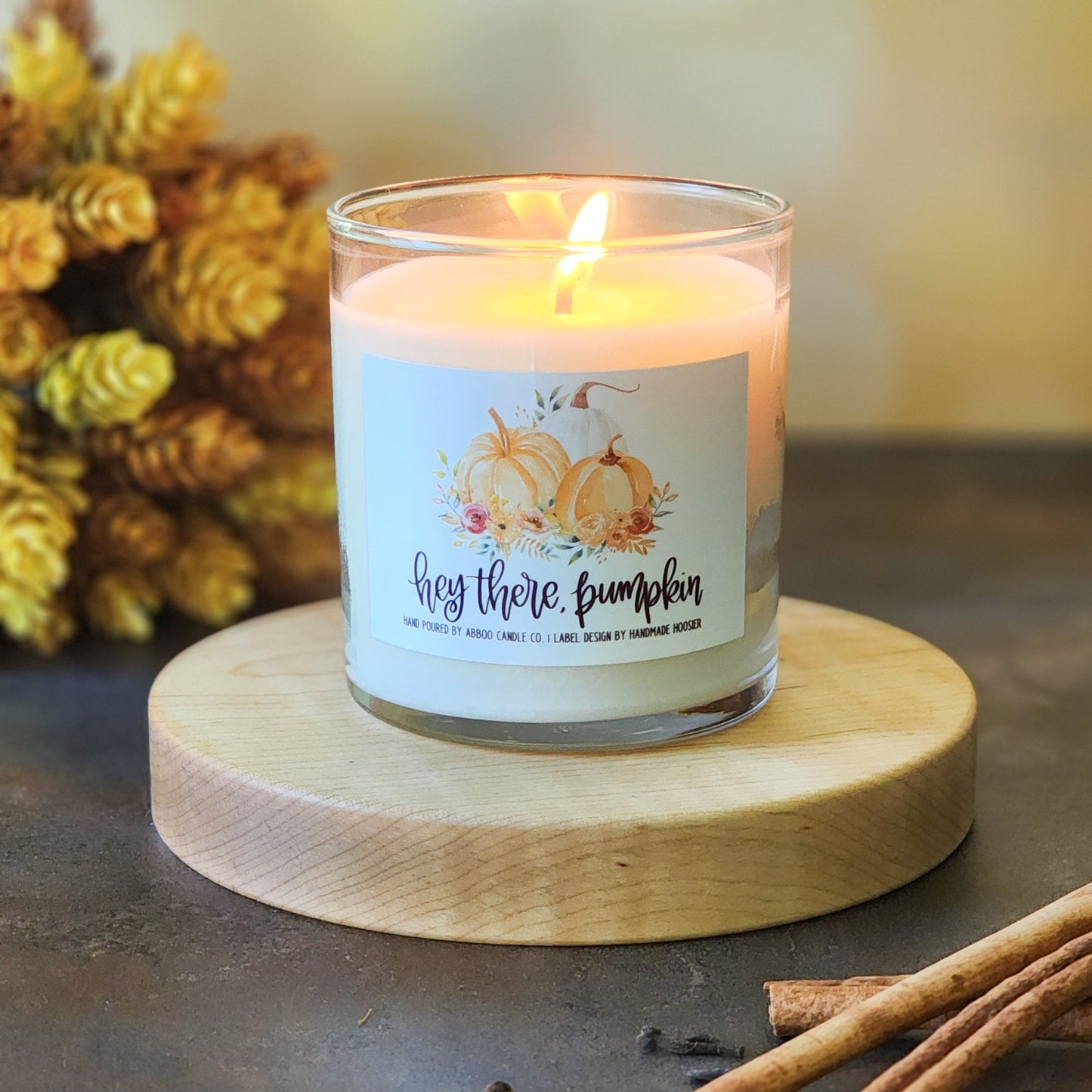 Hey There, Pumpkin Soy Candle - Abboo Candle Co® Wholesale