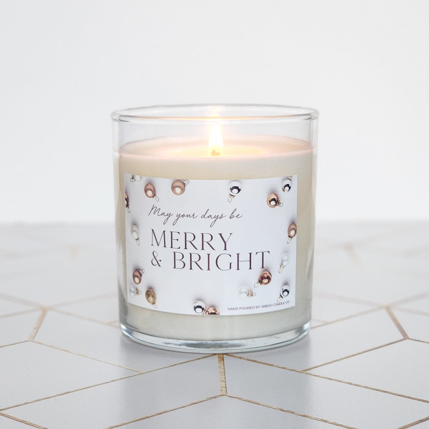 Merry and Bright Soy Candle - Abboo Candle Co® Wholesale