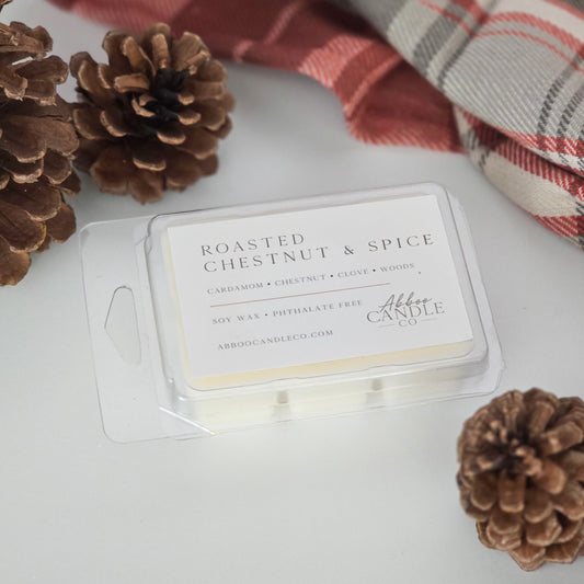 Roasted Chestnut and Spice Soy Wax Melts - Abboo Candle Co® Wholesale