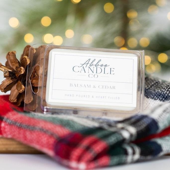 Balsam and Cedar Soy Wax Melts - Case Pack of 3 - Abboo Candle Co® Wholesale