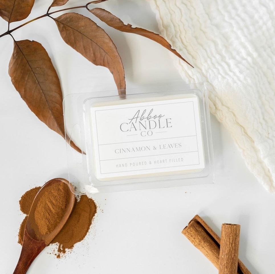 Cinnamon and Leaves Soy Wax Melts - Abboo Candle Co® Wholesale