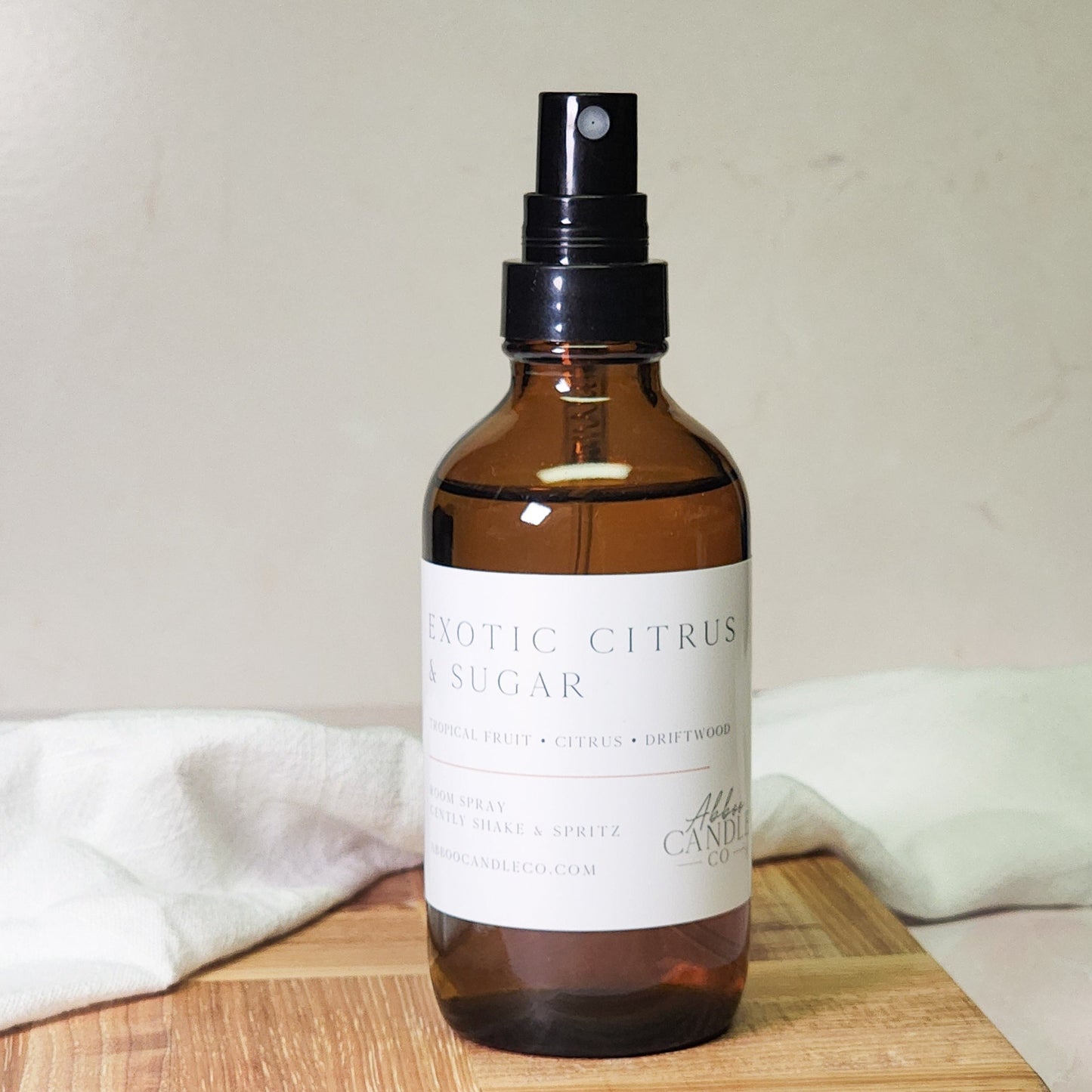Exotic Citrus and Sugar Room Spray - Abboo Candle Co® Wholesale