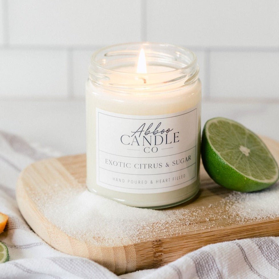 Exotic Citrus and Sugar Soy Candles - Abboo Candle Co® Wholesale
