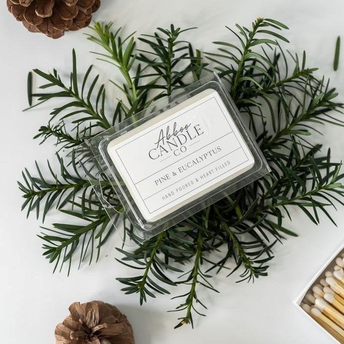 Pine and Eucalyptus Soy Wax Melts - Case Pack of 3 - Abboo Candle Co® Wholesale
