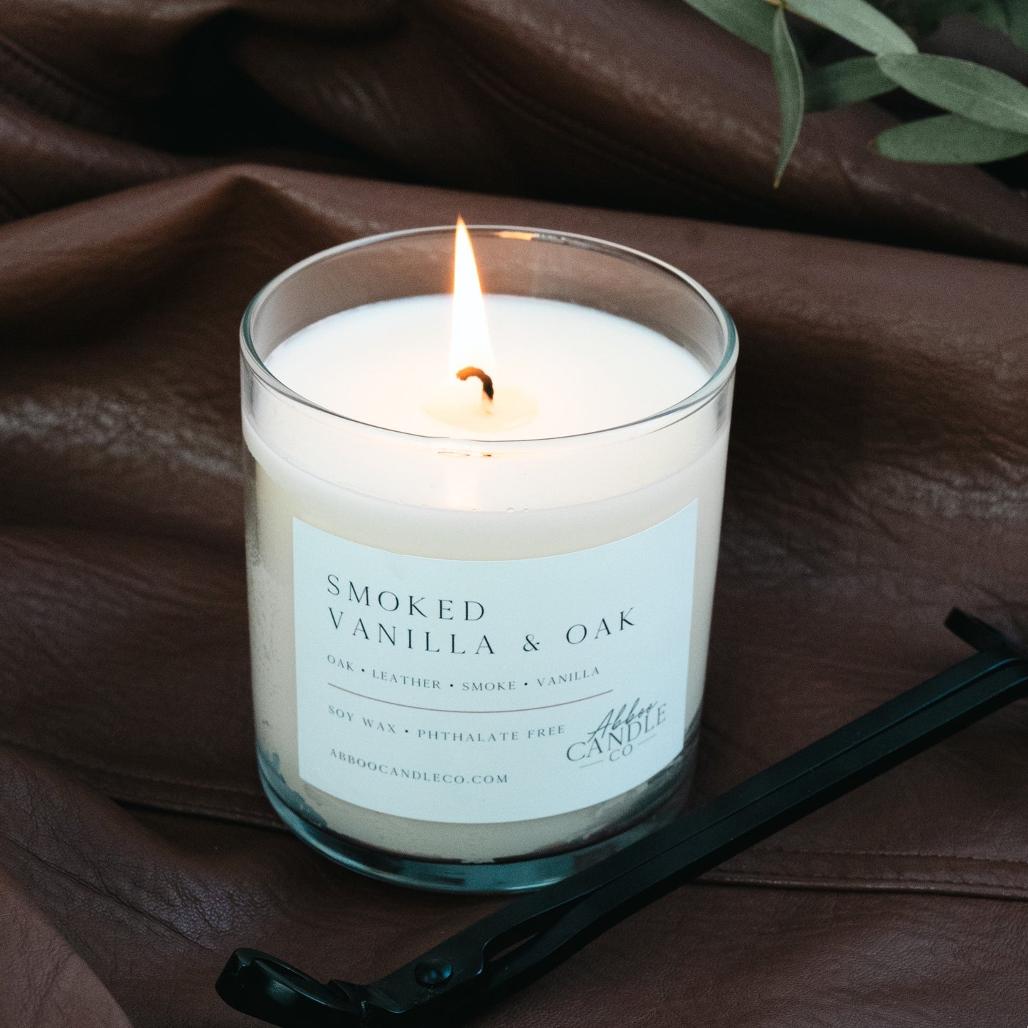 Smoked Vanilla and Oak Tumbler Soy Candle - Abboo Candle Co® Wholesale