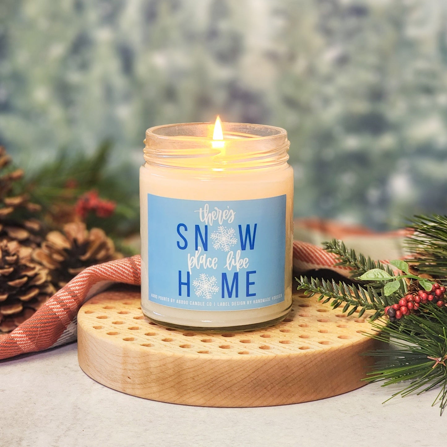 Snow Place Like Home Soy Candle - Abboo Candle Co® Wholesale