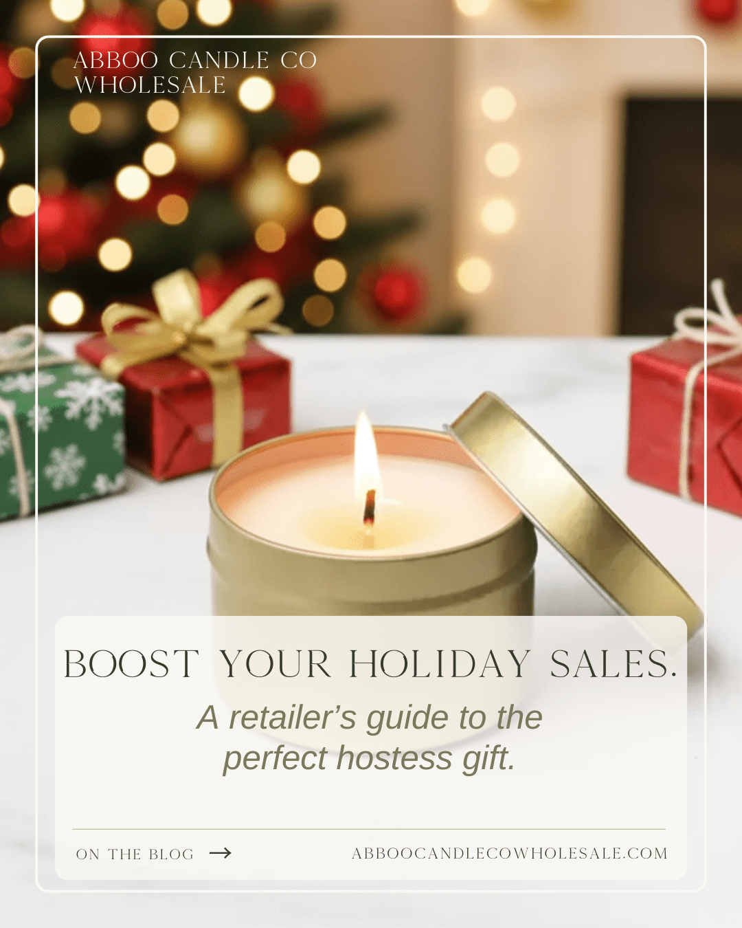 Boost Your Holiday Sales: A Retailer's Guide to the Perfect Hostess Gift - Abboo Candle Co® Wholesale