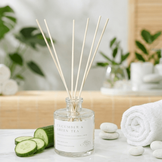Cucumber and Green Tea Reed Diffuser - Abboo Candle Co® Wholesale