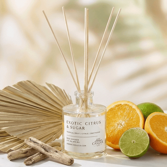 Exotic Citrus and Sugar Reed Diffuser - Abboo Candle Co® Wholesale