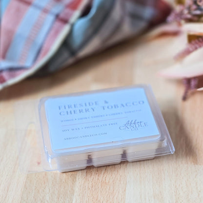 Fireside and Cherry Tobacco Soy Wax Melts - Abboo Candle Co® Wholesale
