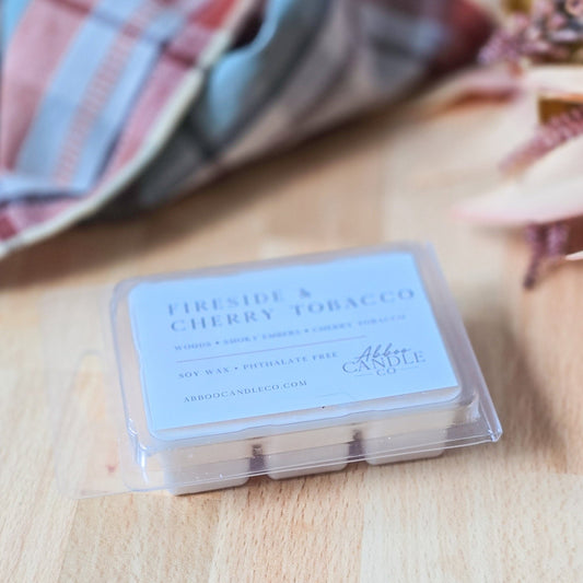 Fireside and Cherry Tobacco Soy Wax Melts - Abboo Candle Co® Wholesale