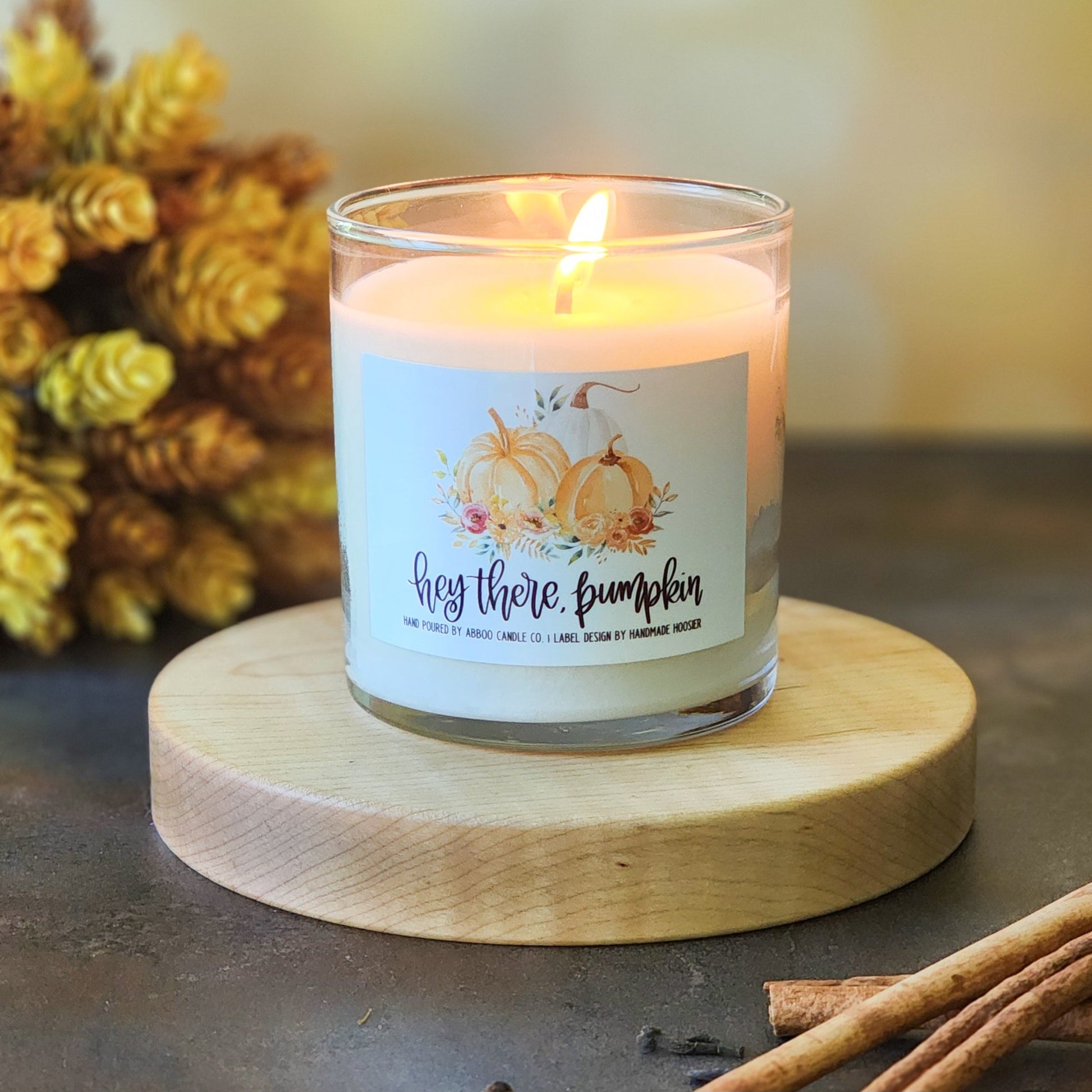 Hey There, Pumpkin Soy Candle - Abboo Candle Co® Wholesale