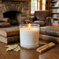 Leather and Bay Leaf Soy Candle - Abboo Candle Co® Wholesale
