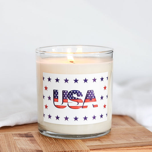 Patriotic USA Tumbler Soy Candle - Abboo Candle Co® Wholesale
