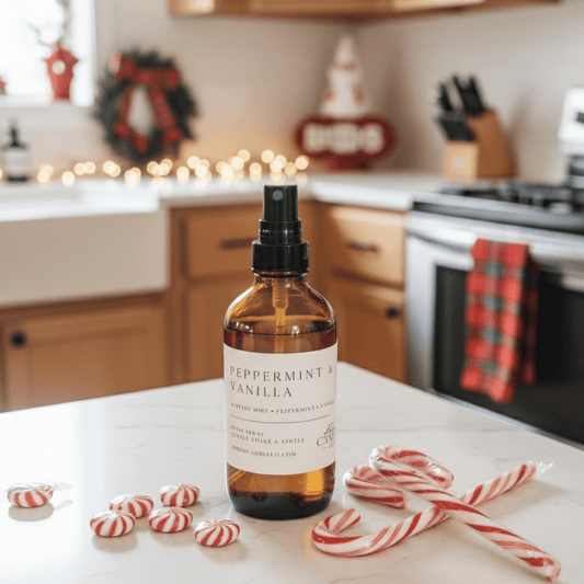 Peppermint and Vanilla Room Spray - Abboo Candle Co® Wholesale