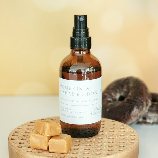 Pumpkin and Caramel Donut Room Spray - Abboo Candle Co® Wholesale