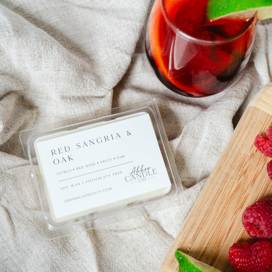 Red Sangria and Oak Soy Wax Melts - Abboo Candle Co® Wholesale