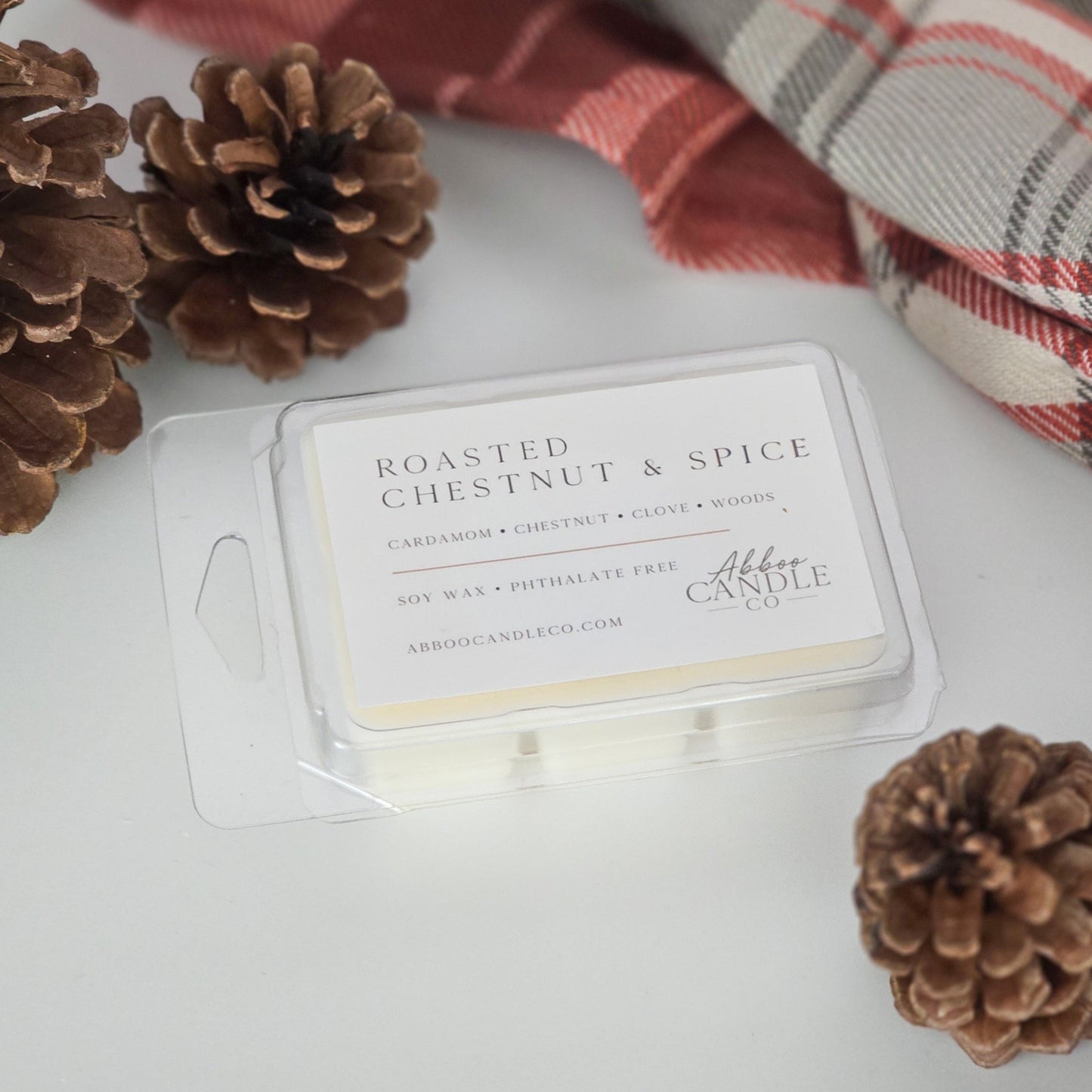 Roasted Chestnut and Spice Soy Wax Melts - Abboo Candle Co® Wholesale