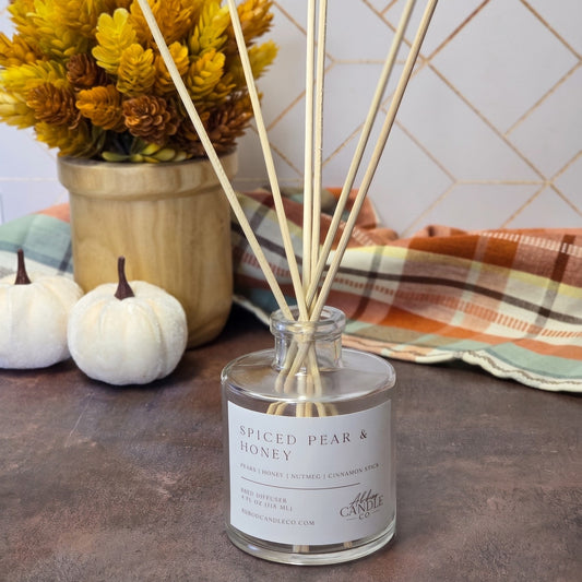Spiced Pear and Honey Reed Diffuser - Abboo Candle Co® Wholesale