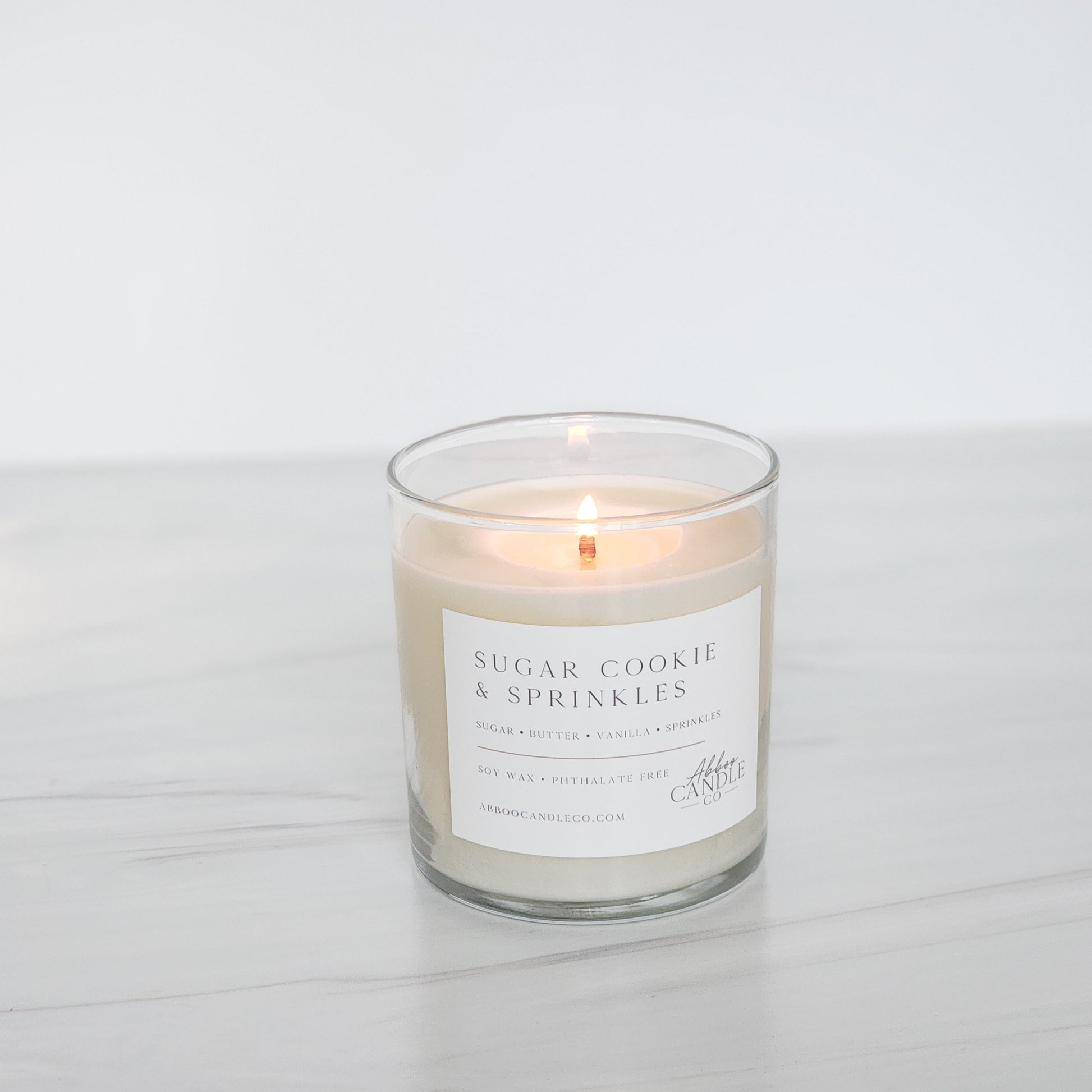 Sugar Cookie and Sprinkles Tumbler Soy Candle - Abboo Candle Co® Wholesale