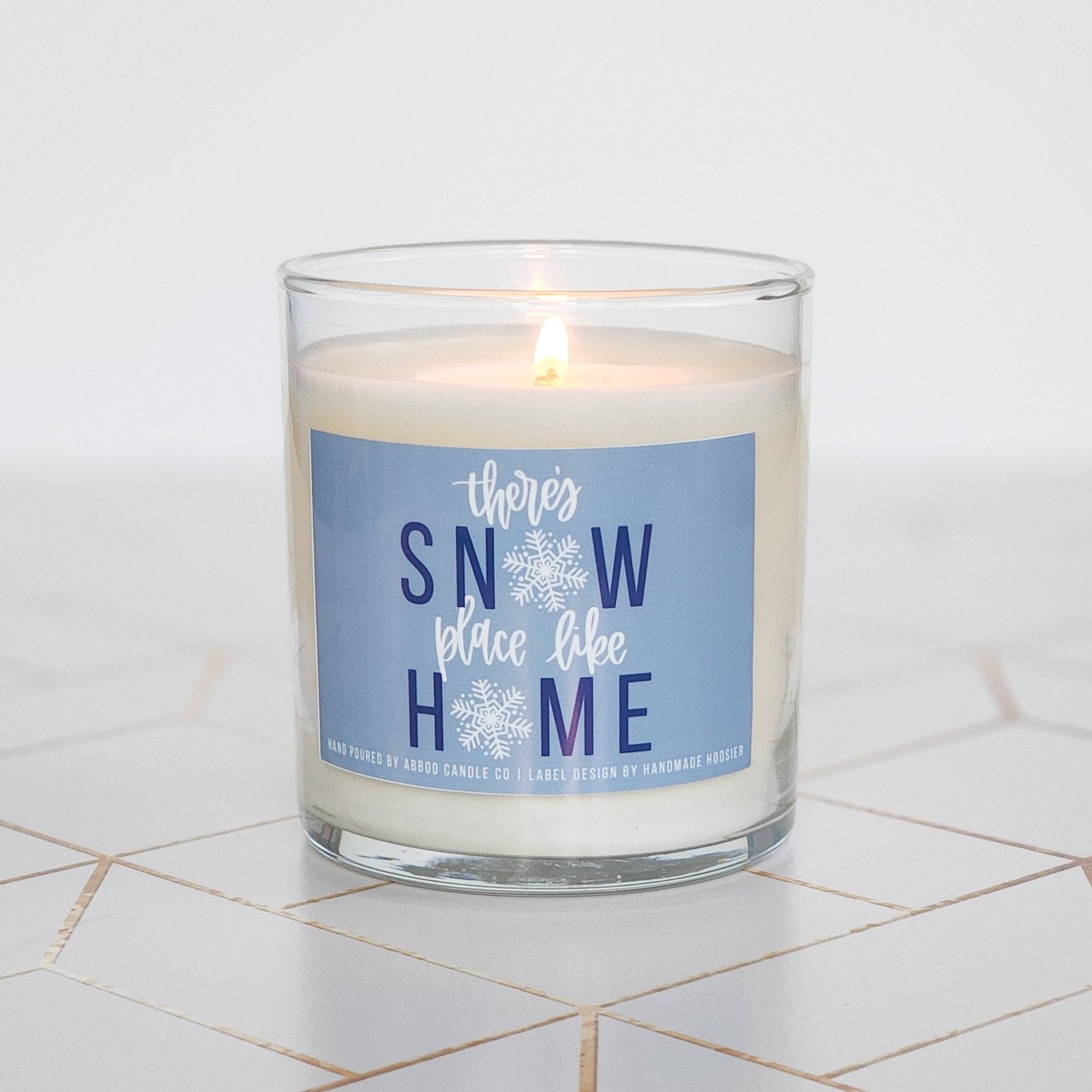 There's Snow Place Like Home Soy Candle - Abboo Candle Co® Wholesale