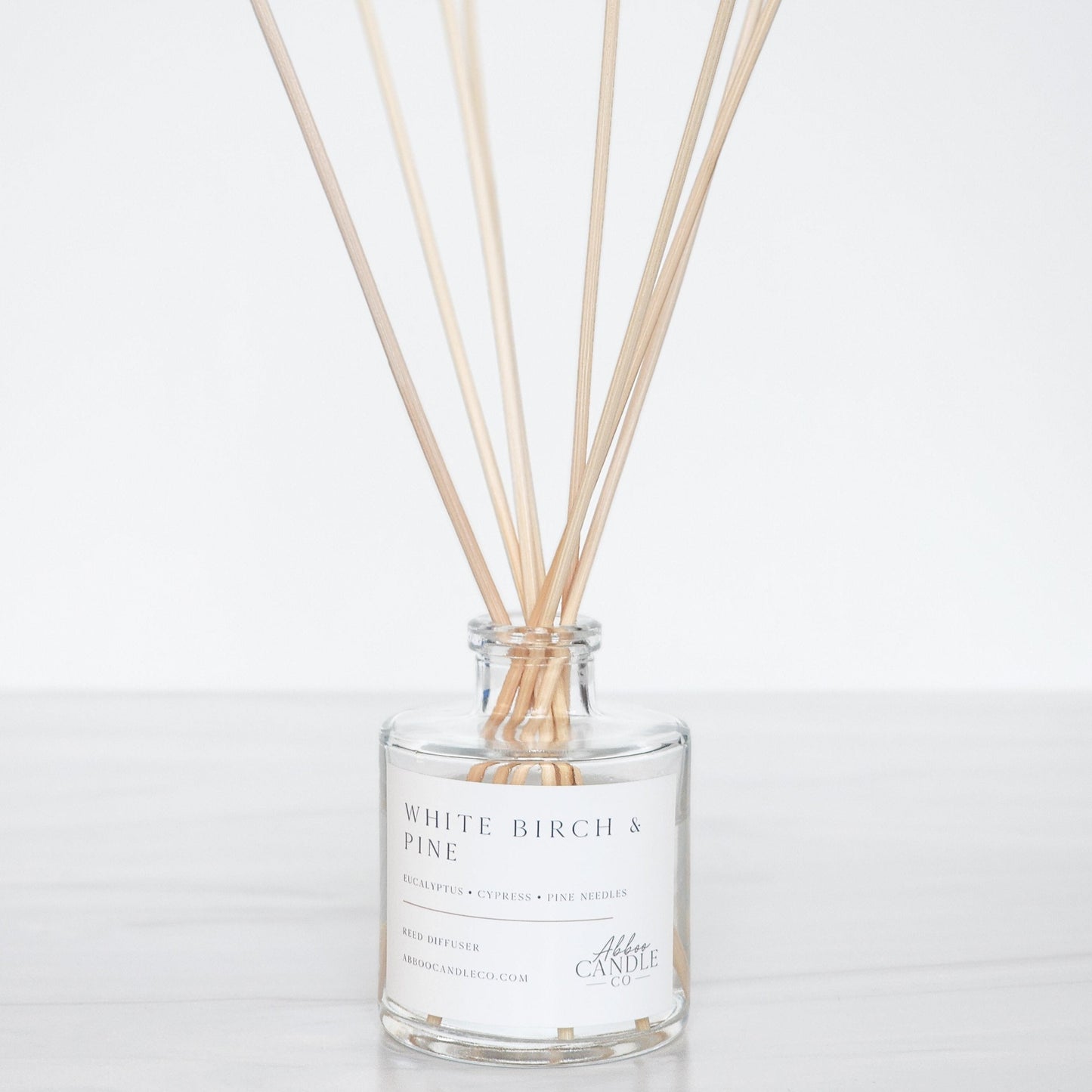 White Birch and Pine Reed Diffuser - Abboo Candle Co® Wholesale