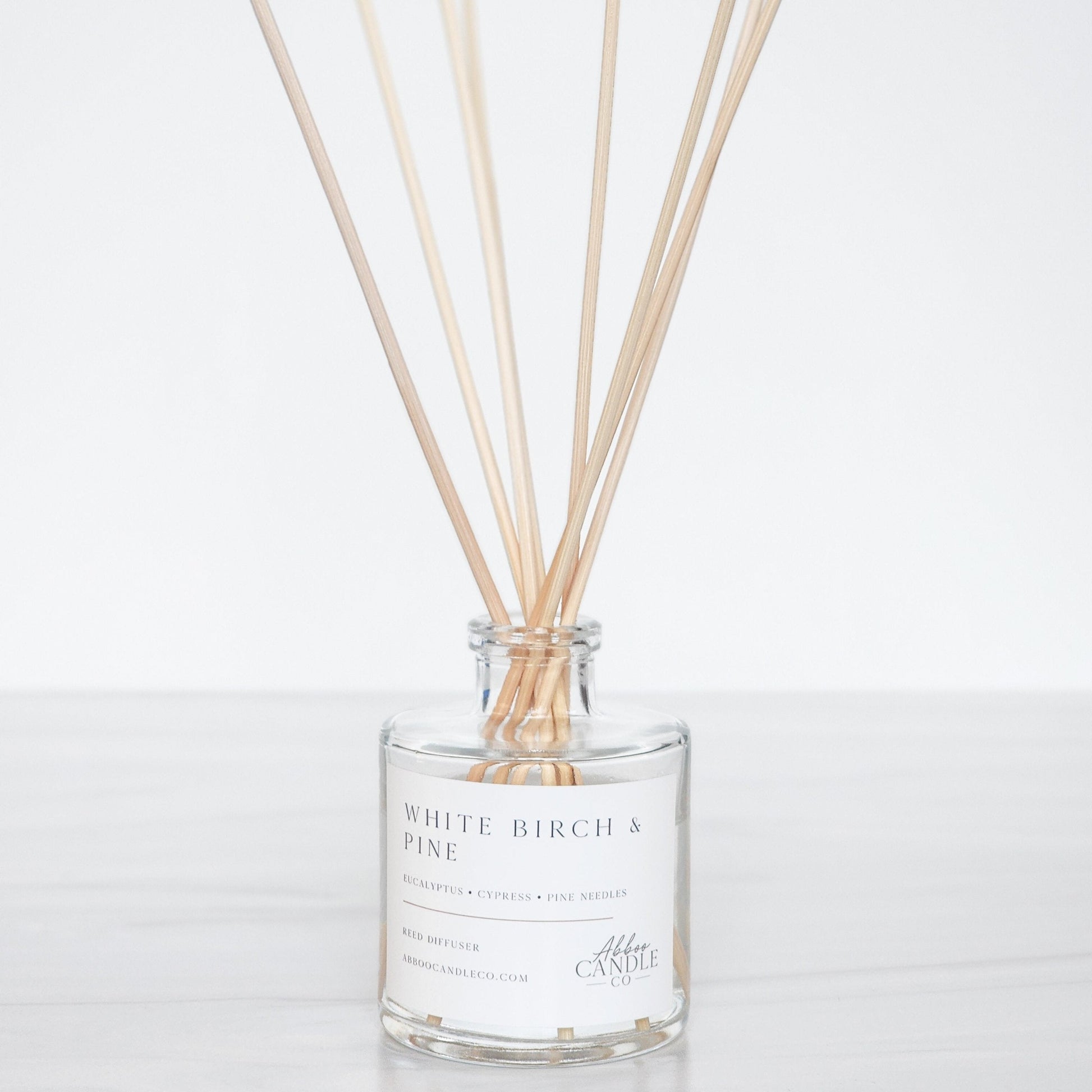 White Birch and Pine Reed Diffuser - Abboo Candle Co® Wholesale