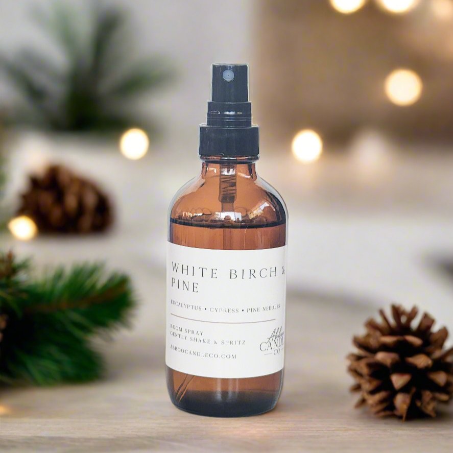 White Birch and Pine Room Spray - Abboo Candle Co® Wholesale