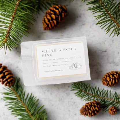 White Birch and Pine Soy Wax Melts - Abboo Candle Co® Wholesale