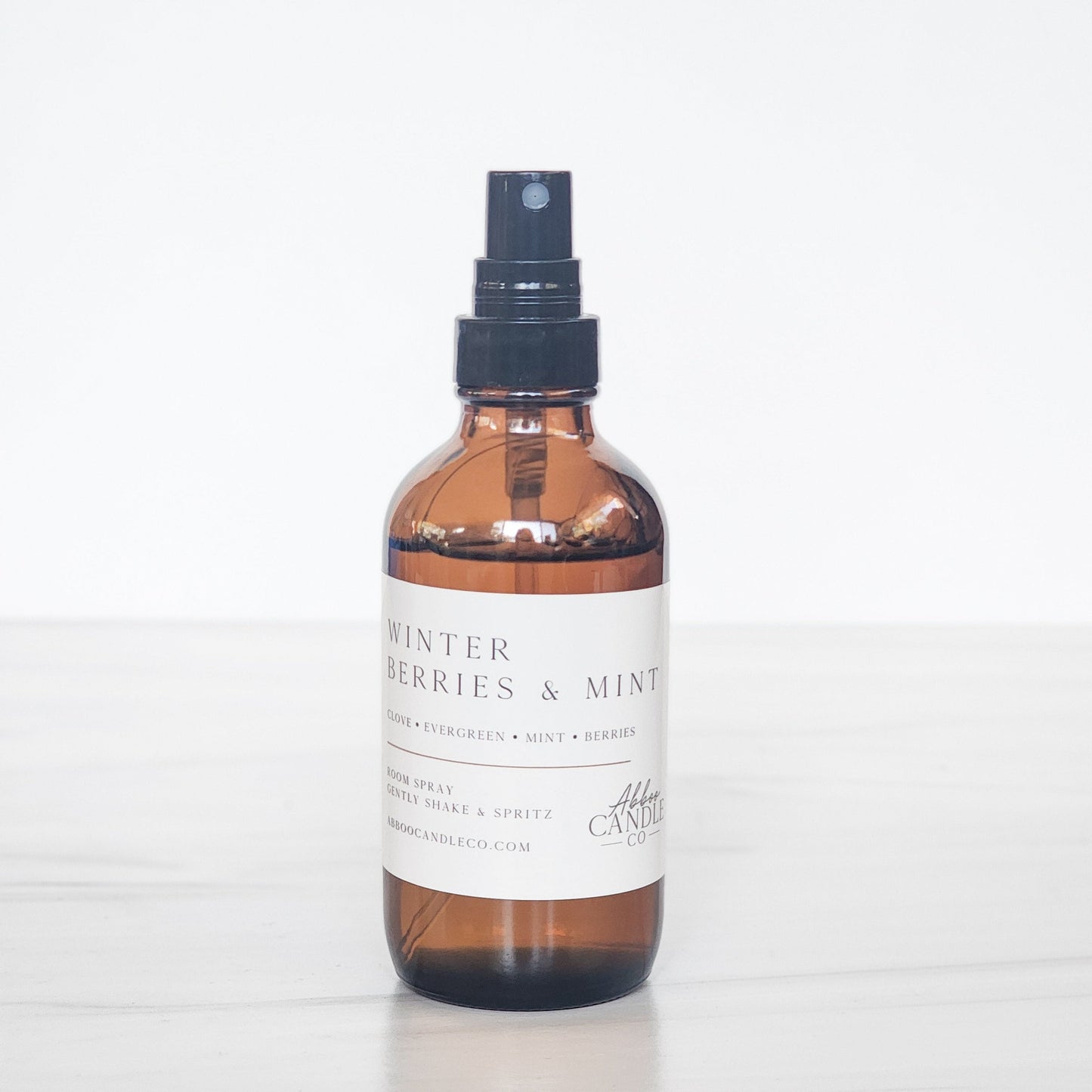 Winter Berries and Mint Room Spray - Abboo Candle Co® Wholesale