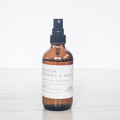Winter Berries and Mint Room Spray - Abboo Candle Co® Wholesale