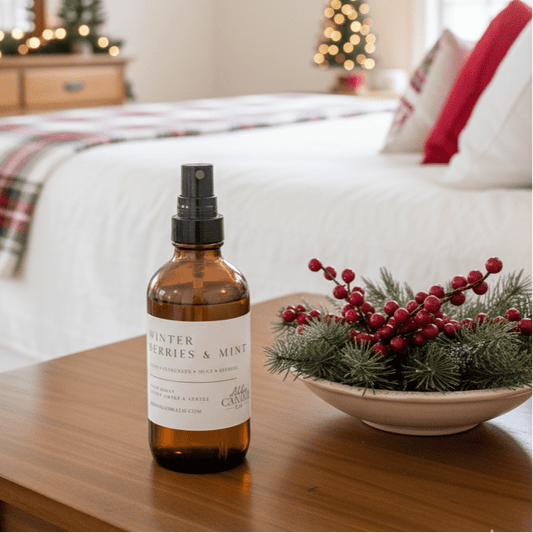 Winter Berries and Mint Room Spray - Abboo Candle Co® Wholesale