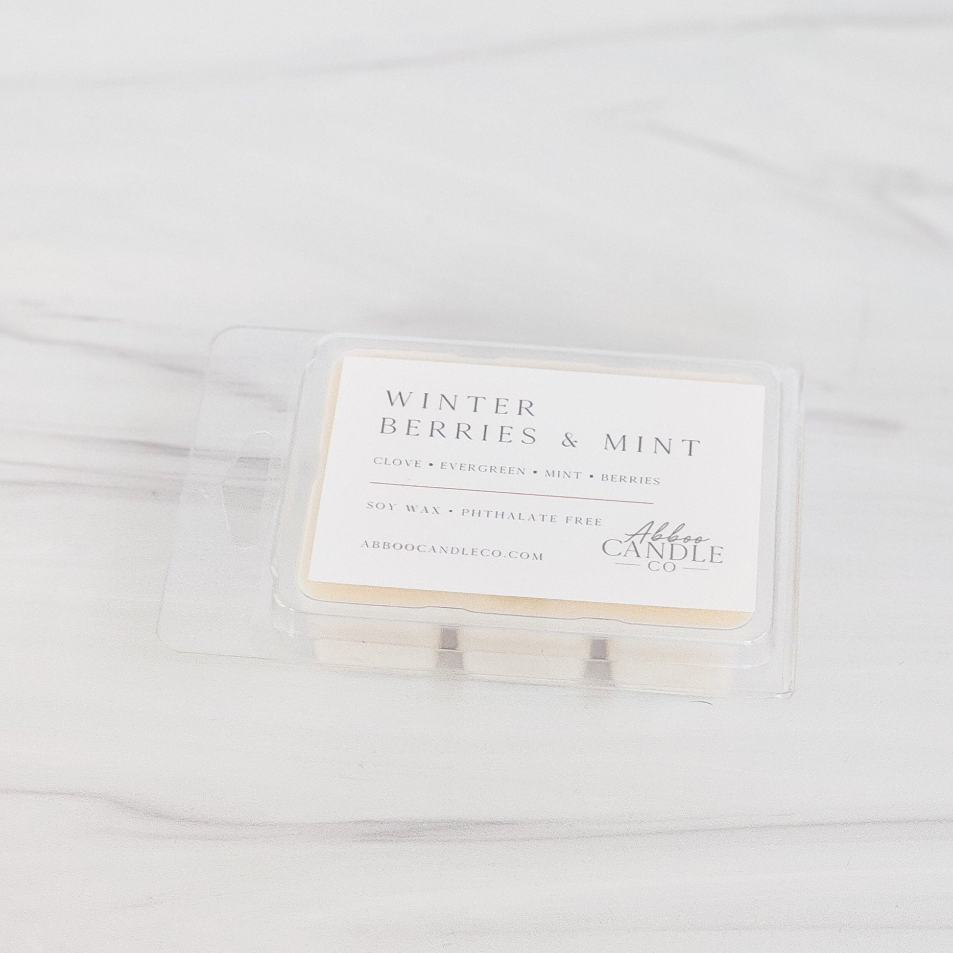 Winter Berries and Mint Soy Wax Melts - Abboo Candle Co® Wholesale