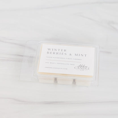 Winter Berries and Mint Soy Wax Melts - Abboo Candle Co® Wholesale