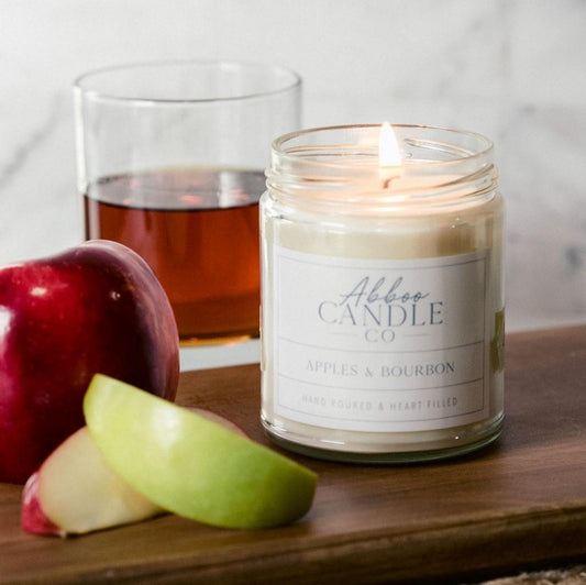 Apples and Bourbon Soy Candle - Abboo Candle Co® Wholesale