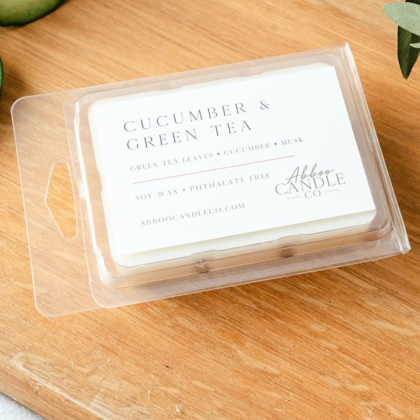 Cucumber and Green Tea Soy Wax Melts - Abboo Candle Co® Wholesale