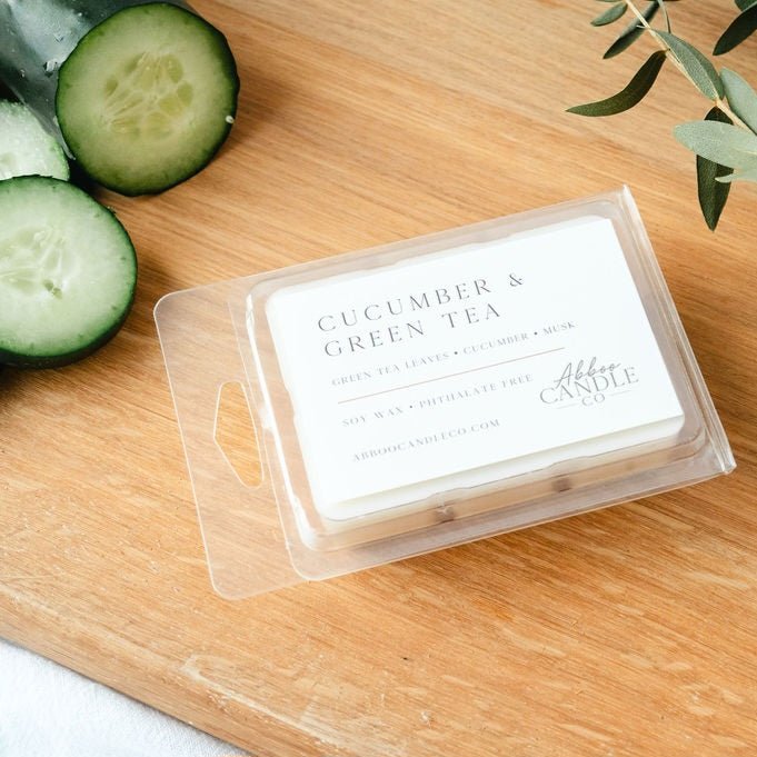 Cucumber and Green Tea Soy Wax Melts - Abboo Candle Co® Wholesale
