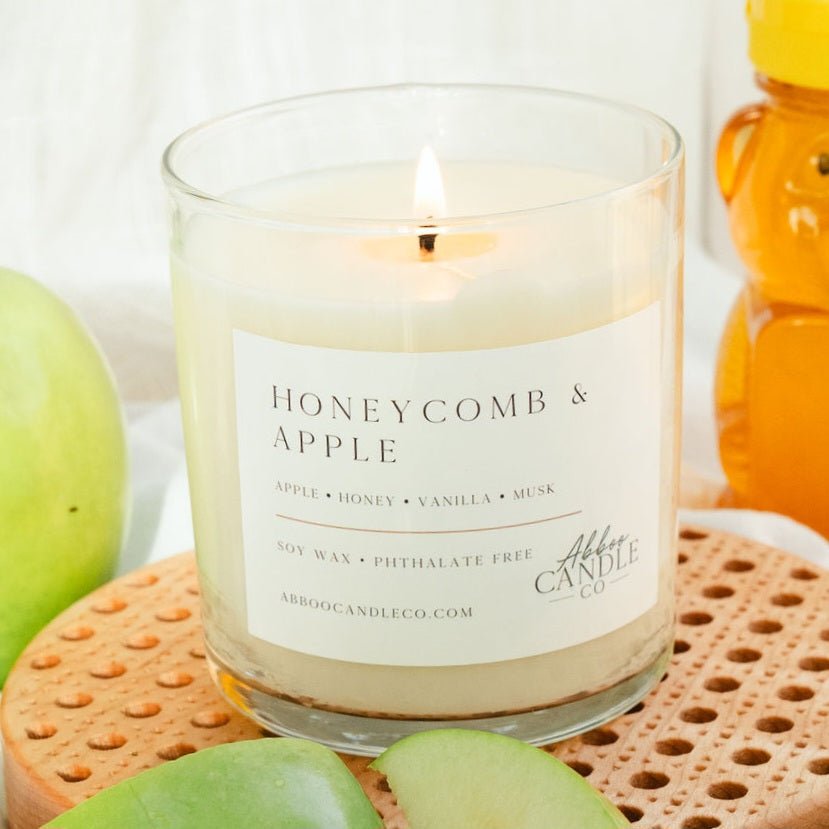 Honeycomb and Apple Tumbler Soy Candle - Abboo Candle Co® Wholesale