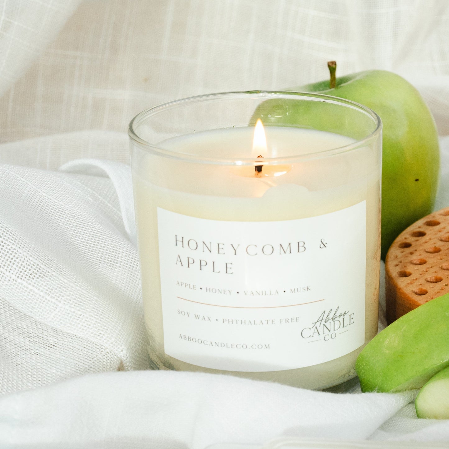 Honeycomb and Apple Tumbler Soy Candle - Abboo Candle Co® Wholesale