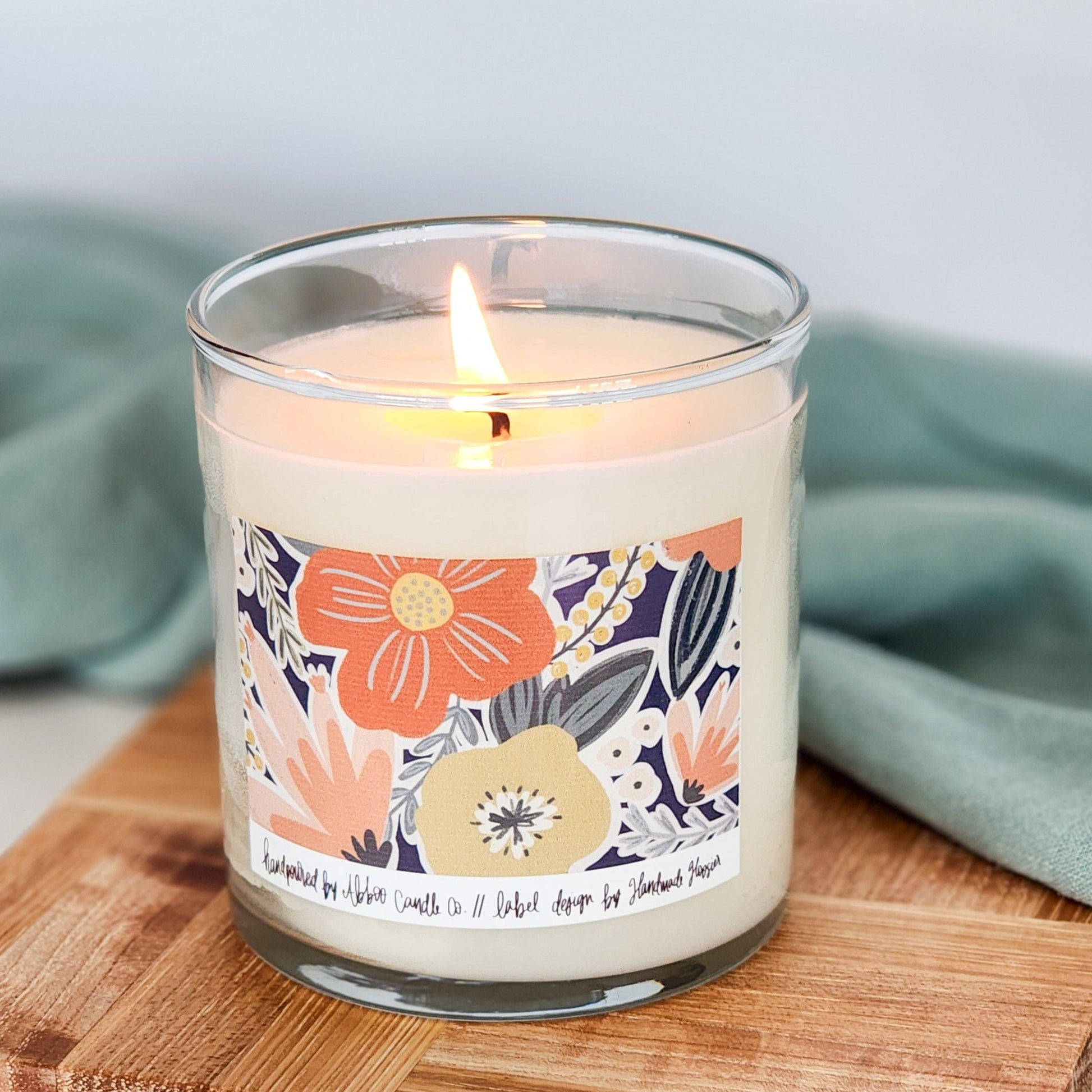 Just Because Blooms Soy Tumbler Candle - Abboo Candle Co® Wholesale