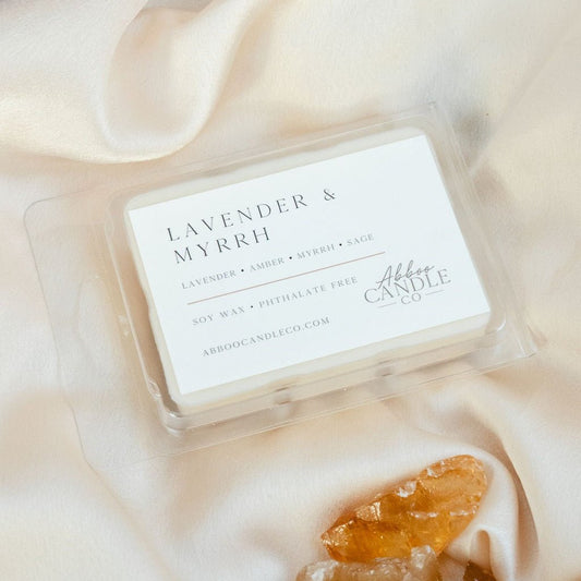 Lavender and Myrrh Soy Wax Melts - Abboo Candle Co® Wholesale