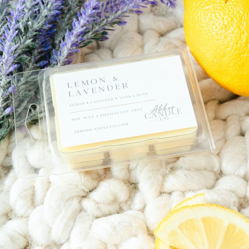 Lemon and Lavender Soy Wax Melts - Abboo Candle Co® Wholesale