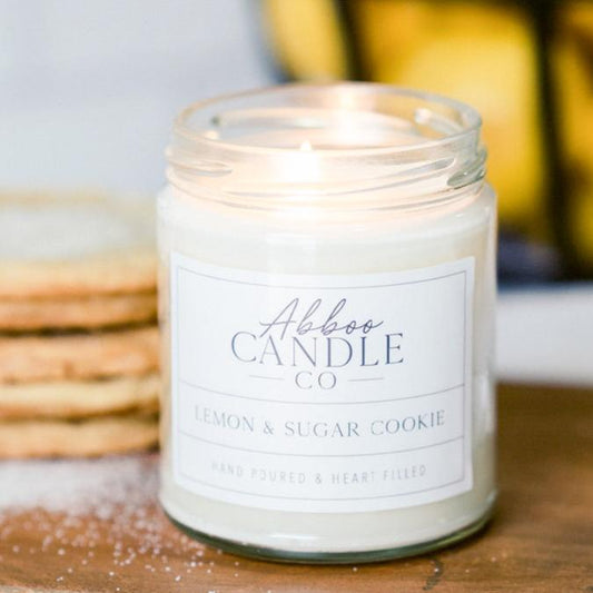 Lemon and Sugar Cookie Soy Candles - Abboo Candle Co® Wholesale