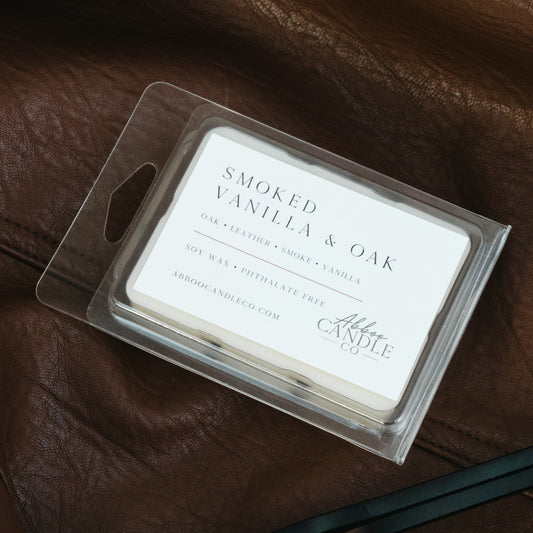 Smoked Vanilla and Oak Soy Wax Melts - Abboo Candle Co® Wholesale